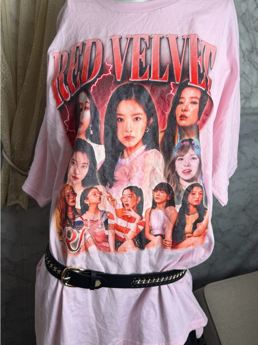 Red Velvet 2X Kpop Heavy Cotton Gildan Printed T Tee K pop Streetwear Graphic